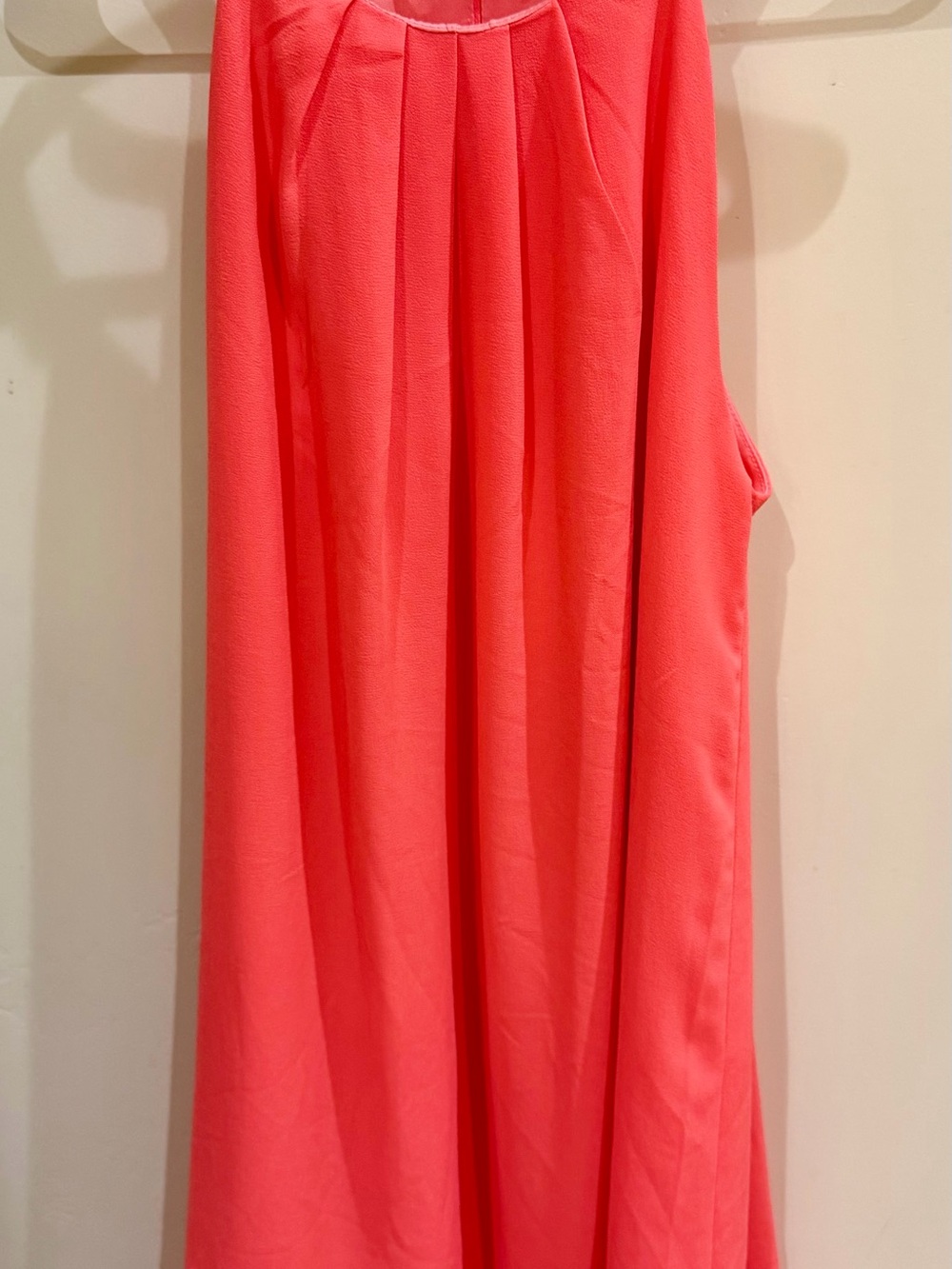 Very J Coral Strapless Dress